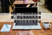 网站一不更新就没有流量,网站更新缺失流量,原因分析及对策建议 网站一不更新就没有流量,网站更新缺失流量,原因分析及对策建议
