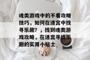 魂类游戏中的不看攻略技巧,如何在迷宫中找寻乐趣?,找到魂类游戏攻略,在迷宫寻找乐趣的实用小贴士 魂类游戏中的不看攻略技巧,如何在迷宫中找寻乐趣?,找到魂类游戏攻略,在迷宫寻找乐趣的实用小贴士