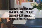 深度解析流量充值网站排名算法详解,流量充值网站排名算法详解,基础与高级剖析 深度解析流量充值网站排名算法详解,流量充值网站排名算法详解,基础与高级剖析