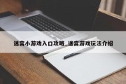 迷宫小游戏入口攻略_迷宫游戏玩法介绍
