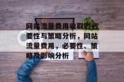网站流量费用收取的必要性与策略分析,网站流量费用,必要性、策略及影响分析 网站流量费用收取的必要性与策略分析,网站流量费用,必要性、策略及影响分析