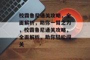 校霸鲁尼通关攻略，全面解析，助你一臂之力，校霸鲁尼通关攻略，全面解析，助你轻松闯关