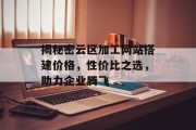 揭秘密云区加工网站搭建价格,性价比之选,助力企业腾飞 揭秘密云区加工网站搭建价格,性价比之选,助力企业腾飞