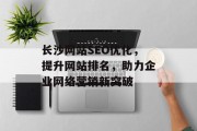 长沙网站SEO优化,提升网站排名,助力企业网络营销新突破 长沙网站SEO优化,提升网站排名,助力企业网络营销新突破