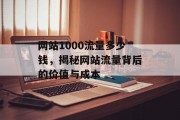 网站1000流量多少钱,揭秘网站流量背后的价值与成本 网站1000流量多少钱,揭秘网站流量背后的价值与成本
