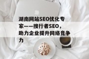 湖南网站SEO优化专家——搜行者SEO，助力企业提升网络竞争力