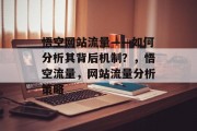 悟空网站流量——如何分析其背后机制?,悟空流量,网站流量分析策略 悟空网站流量——如何分析其背后机制?,悟空流量,网站流量分析策略