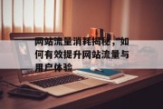 网站流量消耗揭秘,如何有效提升网站流量与用户体验 网站流量消耗揭秘,如何有效提升网站流量与用户体验