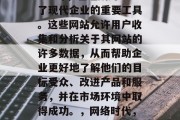 插件网站如谷歌、Google Analytics等,已经成为了现代企业的重要工具。这些网站允许用户收集和分析关于其网站的许多数据,从而帮助企业更好地了解他们的目标受众、改进产品和服务,并在市场环境中取得成功。,网络时代,插件网站如何帮助企业理解客户并优化营销策略 插件网站如谷歌、Google Analytics等,已经成为了现代企业的重要工具。这些网站允许用户收集和分析关于其网站的许多数据,从而帮助企业更好地了解他们的目标受众、改进产品和服务,并在市场环境中取得成功。,网络时代,插件网站如何帮助企业理解客户并优化营销策略