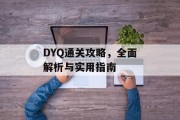 DYQ通关攻略，全面解析与实用指南