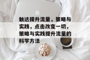 触达提升流量，策略与实践，点击改变一切，策略与实践提升流量的科学方法
