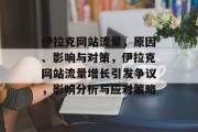 伊拉克网站流量,原因、影响与对策,伊拉克网站流量增长引发争议,影响分析与应对策略 伊拉克网站流量,原因、影响与对策,伊拉克网站流量增长引发争议,影响分析与应对策略
