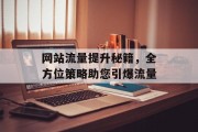 网站流量提升秘籍,全方位策略助您引爆流量 网站流量提升秘籍,全方位策略助您引爆流量