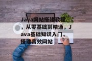 Java网站搭建教程,从零基础到精通,Java基础知识入门,搭建高效网站