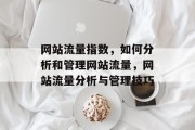 网站流量指数,如何分析和管理网站流量,网站流量分析与管理技巧 网站流量指数,如何分析和管理网站流量,网站流量分析与管理技巧