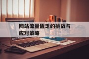 网站流量匮乏的挑战与应对策略