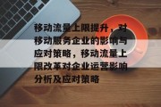 移动流量上限提升，对移动服务企业的影响与应对策略，移动流量上限改革对企业运营影响分析及应对策略