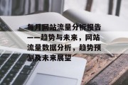 每月网站流量分析报告——趋势与未来，网站流量数据分析，趋势预测及未来展望