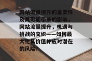 网站流量提升的重要性及其可能带来的影响，网站流量提升，机遇与挑战的交织——如何最大化其价值并应对潜在的风险?