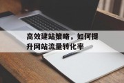 高效建站策略，如何提升网站流量转化率