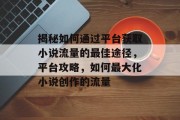 揭秘如何通过平台获取小说流量的最佳途径,平台攻略,如何最大化小说创作的流量 揭秘如何通过平台获取小说流量的最佳途径,平台攻略,如何最大化小说创作的流量