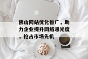 佛山网站优化推广,助力企业提升网络曝光度,抢占市场先机 佛山网站优化推广,助力企业提升网络曝光度,抢占市场先机