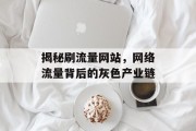 揭秘刷流量网站,网络流量背后的灰色产业链 揭秘刷流量网站,网络流量背后的灰色产业链