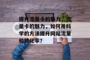提升流量卡的魅力,流量卡的魅力,如何用科学的方法提升网站流量和转化率? 提升流量卡的魅力,流量卡的魅力,如何用科学的方法提升网站流量和转化率?