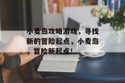 小麦岛攻略游戏,寻找新的冒险起点,小麦岛,冒险新起点! 小麦岛攻略游戏,寻找新的冒险起点,小麦岛,冒险新起点!