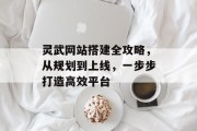 灵武网站搭建全攻略,从规划到上线,一步步打造高效平台 灵武网站搭建全攻略,从规划到上线,一步步打造高效平台