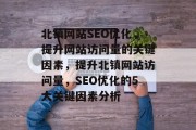 北镇网站SEO优化,提升网站访问量的关键因素,提升北镇网站访问量,SEO优化的5大关键因素分析 北镇网站SEO优化,提升网站访问量的关键因素,提升北镇网站访问量,SEO优化的5大关键因素分析