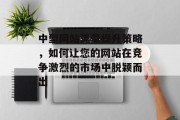 中型网站流量提升策略,如何让您的网站在竞争激烈的市场中脱颖而出 中型网站流量提升策略,如何让您的网站在竞争激烈的市场中脱颖而出