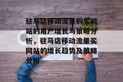驻马店移动流量购买网站的用户增长与策略分析，驻马店移动流量买网站的增长趋势及策略分析