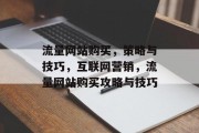 流量网站购买,策略与技巧,互联网营销,流量网站购买攻略与技巧 流量网站购买,策略与技巧,互联网营销,流量网站购买攻略与技巧