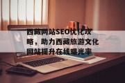 西藏网站SEO优化攻略,助力西藏旅游文化网站提升在线曝光率 西藏网站SEO优化攻略,助力西藏旅游文化网站提升在线曝光率