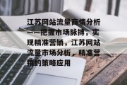 江苏网站流量商情分析——把握市场脉搏,实现精准营销,江苏网站流量市场分析,精准营销的策略应用 江苏网站流量商情分析——把握市场脉搏,实现精准营销,江苏网站流量市场分析,精准营销的策略应用