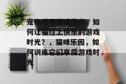 宠物世界游戏指南，如何让猫过上快乐的游戏时光？，猫咪乐园，如何训练它们享受游戏时光