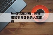 hm客流量分析，揭秘服装零售巨头的人流密码