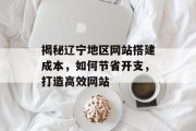 揭秘辽宁地区网站搭建成本,如何节省开支,打造高效网站 揭秘辽宁地区网站搭建成本,如何节省开支,打造高效网站