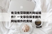 有没有获取图片网站插件?一文带你探索图片网站插件的奥秘 有没有获取图片网站插件?一文带你探索图片网站插件的奥秘