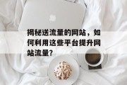揭秘送流量的网站,如何利用这些平台提升网站流量? 揭秘送流量的网站,如何利用这些平台提升网站流量?