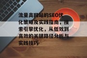 流量高网站的SEO优化策略及实践指南,搜索引擎优化,从低效到高效的关键路径分析与实践技巧 流量高网站的SEO优化策略及实践指南,搜索引擎优化,从低效到高效的关键路径分析与实践技巧