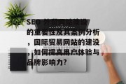 SEO 外贸网站建设的重要性及其案例分析，国际贸易网站的建设，如何提高用户体验与品牌影响力?