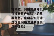 特斯拉，网络流量分析在提升用户体验中的重要角色，电动车如何通过优化网络流量来提高用户体验？