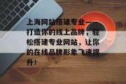 上海网站搭建专业——打造你的线上品牌,轻松搭建专业网站,让你的在线品牌形象飞速提升!