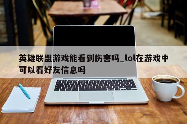 英雄联盟游戏能看到伤害吗_lol在游戏中可以看好友信息吗