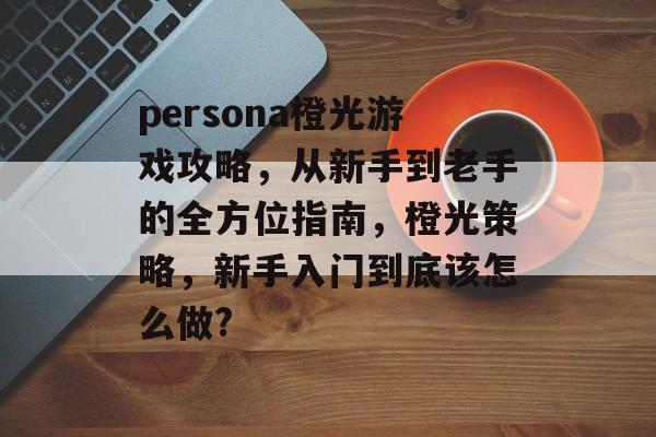 persona橙光游戏攻略，从新手到老手的全方位指南，橙光策略，新手入门到底该怎么做?
