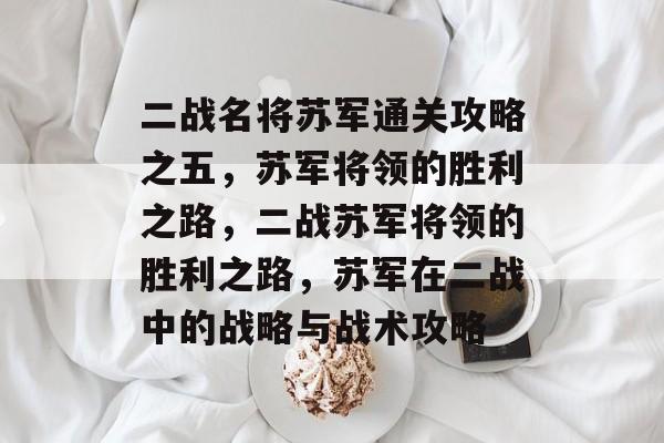二战名将苏军通关攻略之五，苏军将领的胜利之路，二战苏军将领的胜利之路，苏军在二战中的战略与战术攻略