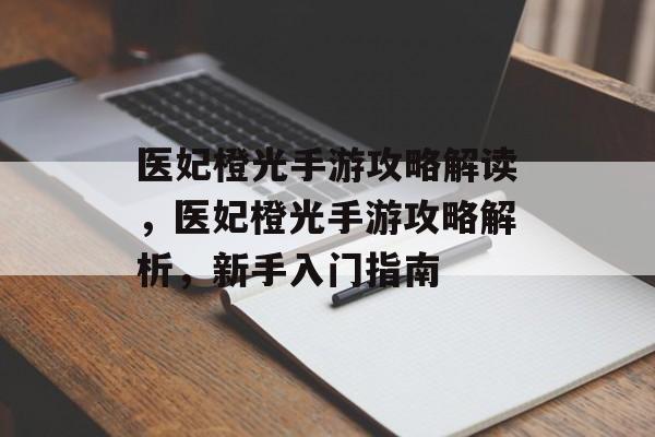 医妃橙光手游攻略解读，医妃橙光手游攻略解析，新手入门指南