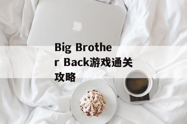 Big Brother Back游戏通关攻略 Big Brother Back游戏通关攻略